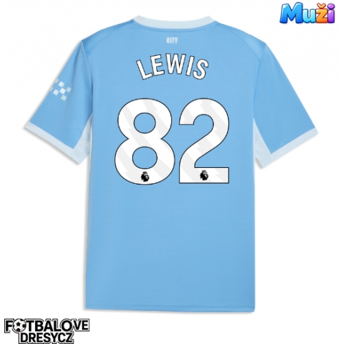 Manchester City Rico Lewis #82 Domácí Dres 2026-27 Krátký Rukáv Manchester City Rico Lewis #82 Domácí Dres 2026-27 Krátký Rukáv